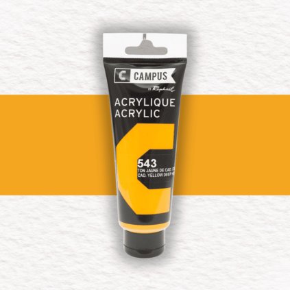 AKRYLOVÁ FARBA - SENNELIER - RAPHAËL CAMPUS - 120 ML | 543 CADMIUM YELLOW DEEP HUE