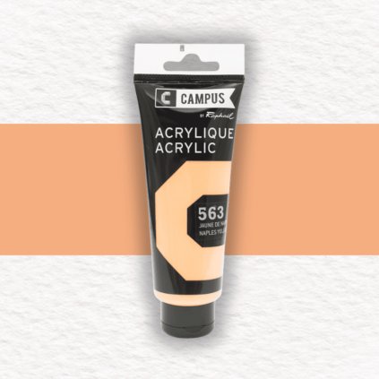 AKRYLOVÁ FARBA - SENNELIER - RAPHAËL CAMPUS - 120 ML | 563 NAPLES YELLOW WARM