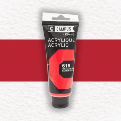 AKRYLOVÁ FARBA - SENNELIER - RAPHAËL CAMPUS - 120 ML | 616 CADMIUM RED MEDIUM HUE