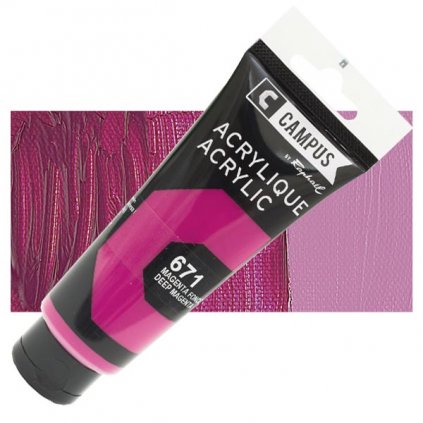 AKRYLOVÁ FARBA - SENNELIER RAPHAËL CAMPUS - 100 ML - 671 DEEP MAGENTA