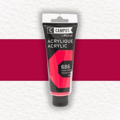 Sennelier Raphaël Campus akrylová farba 100 ml | 686 Primary Red