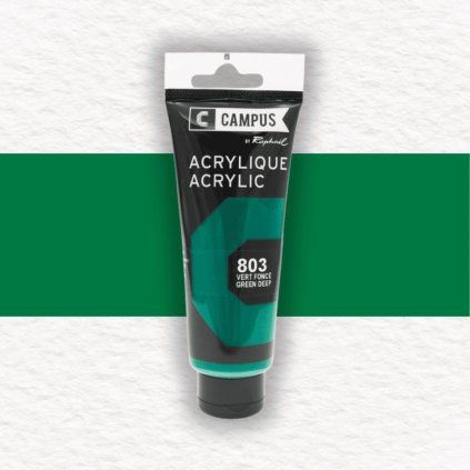 AKRYLOVÁ FARBA - SENNELIER - RAPHAËL CAMPUS - 120 ML | 803 GREEN DEEP