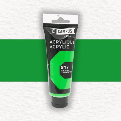 AKRYLOVÁ FARBA - SENNELIER - RAPHAËL CAMPUS - 120 ML | 817 PERMANET GREEN LIGHT