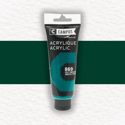 AKRYLOVÁ FARBA - SENNELIER - RAPHAËL CAMPUS - 100 ML | 869 EMERALD GREEN