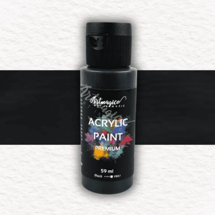 AKRYLOVÁ FARBA - ARTMAGICO - 59 ML | BLACK