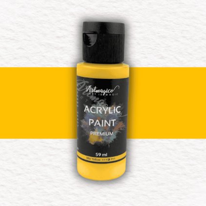AKRYLOVÁ FARBA - ARTMAGICO - 59 ML | MID YELLOW