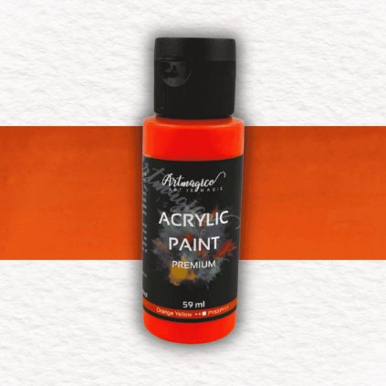 AKRYLOVÁ FARBA - ARTMAGICO - 59 ML | ORANGE YELLOW