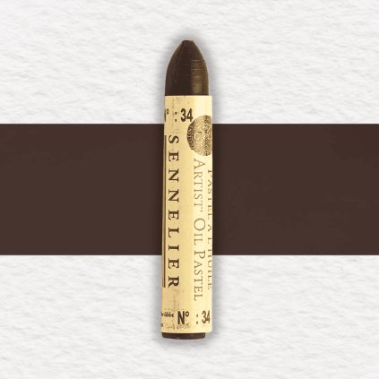 OLEJOVÝ PASTEL - SENNELIER | 034 BURNT UMBER