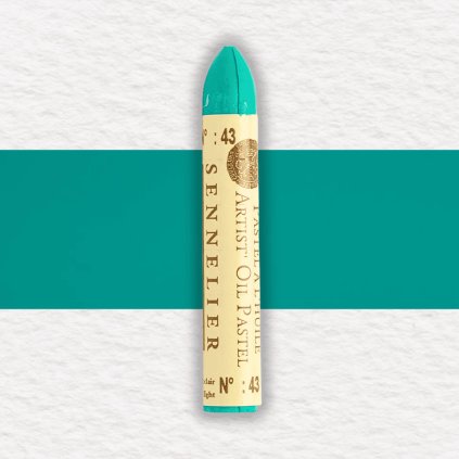 OLEJOVÝ PASTEL - SENNELIER | 043 COBALT GREEN LIGHT