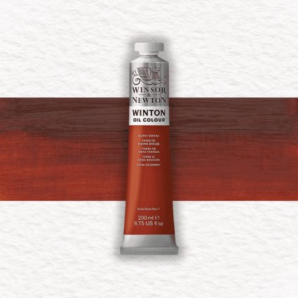 OLEJOVÁ FARBA - WINSOR & NEWTON - WINTON - 200 ML | BURNT SIENNA