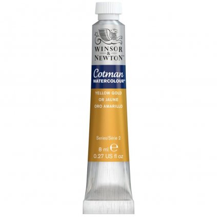 AKVARELOVÁ FARBA - WINSOR & NEWTON COTMAN - 8 ML - YELLOW GOLD