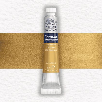 AKVARELOVÁ FARBA - WINSOR & NEWTON - COTMAN - 8 ML | YELLOW GOLD