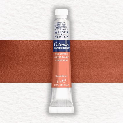 AKVARELOVÁ FARBA - WINSOR & NEWTON - COTMAN - 8 ML | RED COPPER