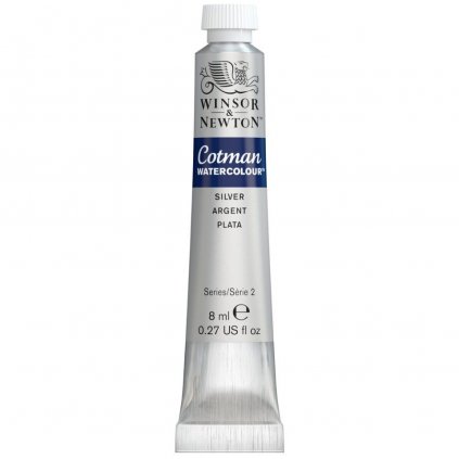 AKVARELOVÁ FARBA - WINSOR & NEWTON COTMAN - 8 ML - SILVER