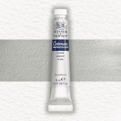 Winsor & Newton Cotman akvarelová farba 8 ml | Silver