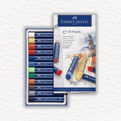 OLEJOVÉ PASTELY - FABER CASTELL - CREATIVE STUDIO | 12 KS