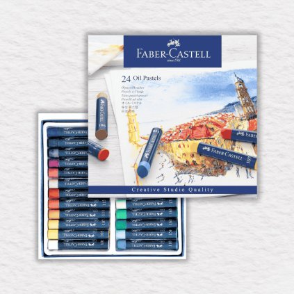 OLEJOVÉ PASTELY - FABER CASTELL - CREATIVE STUDIO | 24 KS
