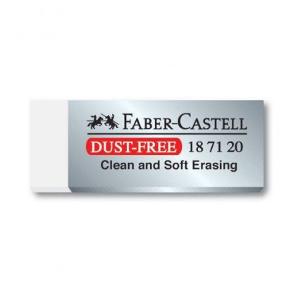 FABER CASTELL - GUMA DUST FREE PVC 20 - BIELA