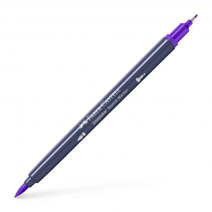 SKICOVACÍ MARKER - FABER CASTELL GOLDFABER - SKETCH DUAL - 136 PURPLE VIOLET