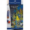 OLEJOVÉ PASTELY - FABER CASTELL CREATIVE STUDIO - METALICKÉ - SADA 12 FARIEB