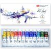 White Nights akvarelové farby Extra Fine | 12 x 10 ml