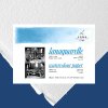 AKVARELOVÝ BLOK - LANA - LANAQUARELLE - 100 % BAVLNA - 300 GSM - COLD PRESSED - 20 LISTOV - 36x51 CM