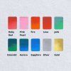 Viviva akvarelová sada Colorsheets Metallic | 10 farieb