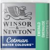 WINSOR & NEWTON COTMAN - AKVARELOVÁ FARBA - POLPANVIČKA - EMERALD