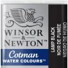 WINSOR & NEWTON COTMAN - AKVARELOVÁ FARBA - POLPANVIČKA - LAMP BLACK