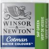 WINSOR & NEWTON COTMAN - AKVARELOVÁ FARBA - POLPANVIČKA - SAP GREEN