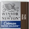 WINSOR & NEWTON COTMAN - AKVARELOVÁ FARBA - POLPANVIČKA - SEPIA
