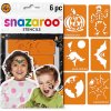 ŠABLÓNY NA MAĽOVANIE NA TVÁR - SNAZAROO - HALLWEEN - SADA 6 KS