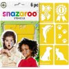 ŠABLÓNY NA MAĽOVANIE NA TVÁR - SNAZAROO - RAINBOW - SADA 6 KS
