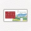 AKVARELOVÉ POHĽADNICE - HAHNEMÜHLE - BURGUND - 250 GSM - ROUGH - 20 LISTOV | 10,5x21 CM