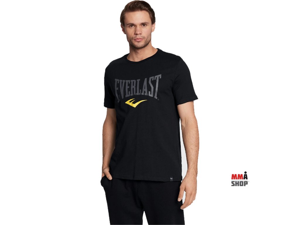 Everlast Russel pánské tričko - černo/černé