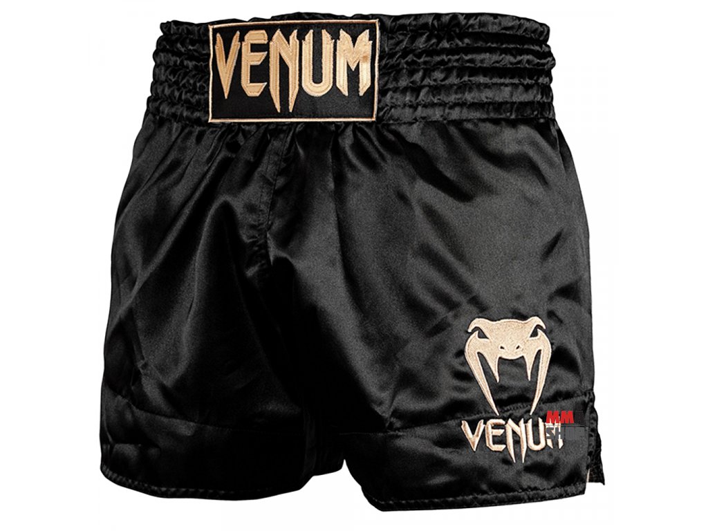 Venum Classic thajské trenky - černo/zlaté