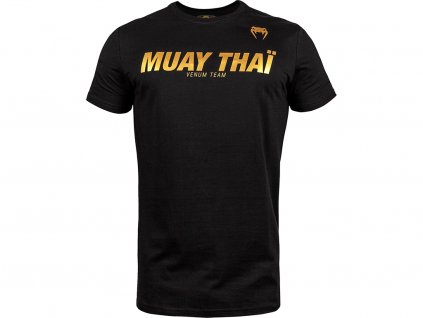 Venum Muay Thai VT pánské tričko - černo/zlaté