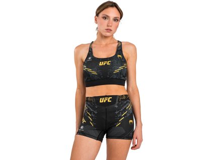 Venum Adrenaline UFC Authentic Fight Night sportovní podprsenka - černo/zlatá