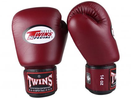 Twins Special boxerské rukavice BGVL3 - vínové/červené