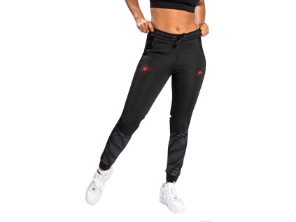 Venum Defender Leggings Women Black Red - FIGHTWEAR SHOP EUROPE