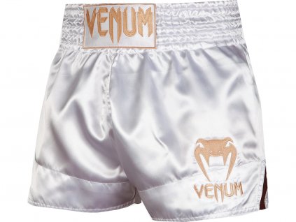 Venum Classic thajské šortky - bílo/zlaté
