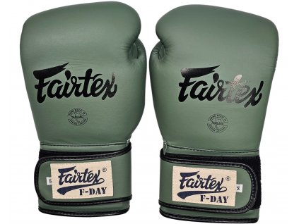 Fairtex boxerské rukavice mikrovlákno - khaki
