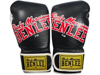 Benlee Bang Loop kožené boxerské rukavice - černo/červené