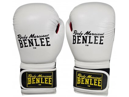 Benlee Sugar De Luxe kožené boxerské rukavice - bílé