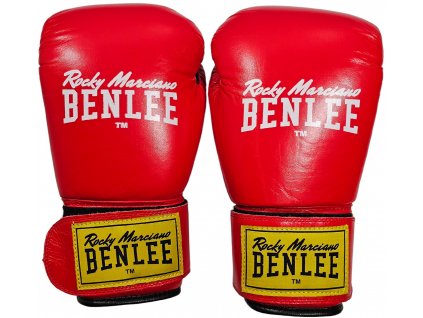 Benlee Fighter kožené boxerské rukavice - červeno/černé