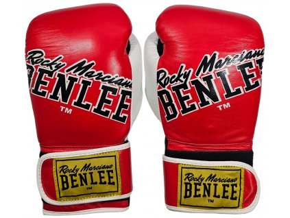 Benlee Bang Loop kožené boxerské rukavice - červeno/černé