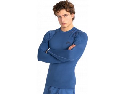 Venum Contender Men’s Long Sleeve Rashguard - Blue