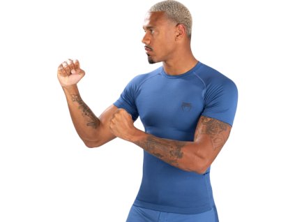 Venum Contender Men’s Short Sleeve Rashguard - Blue