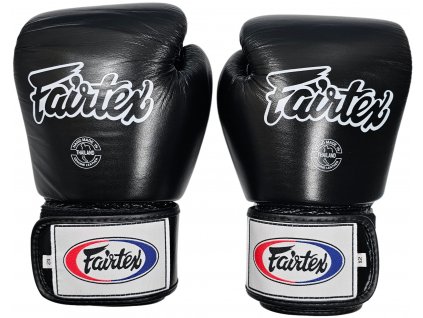 Fairtex V1 kožené boxerské rukavice - černé