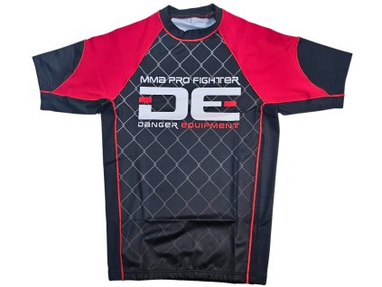 Danger rashguard - černo/červený